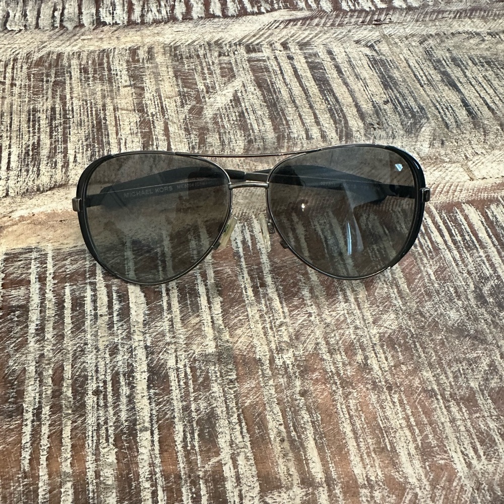Michael Kors Black Aviator Sunglasses